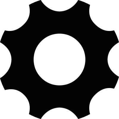 Cogwheel vector logo
