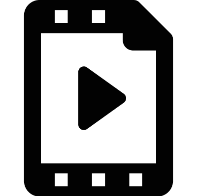Movie Document vector logo