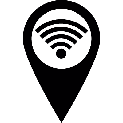 Wifi Pin vector logo