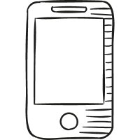 Smartphone Drawed vector
