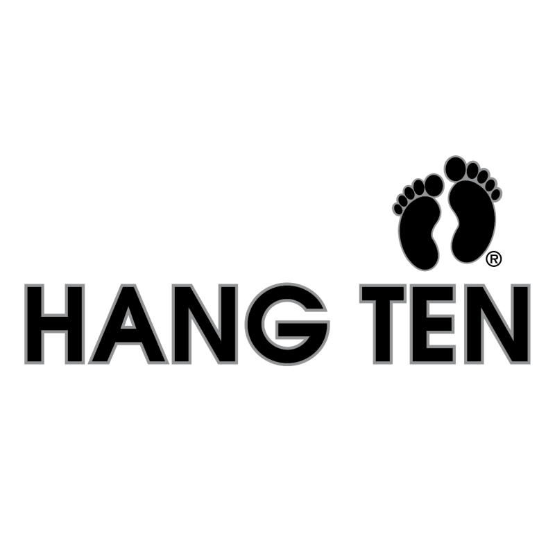 Hang Ten vector
