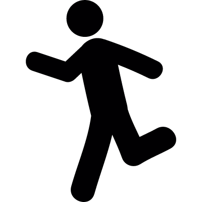 Running Excersice vector logo