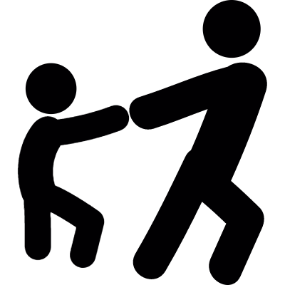 Drag child vector logo