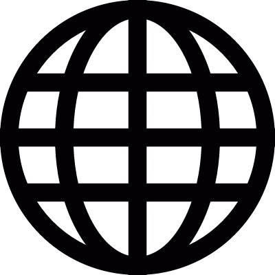 Grid world vector logo
