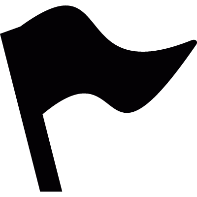 Small flag vector logo