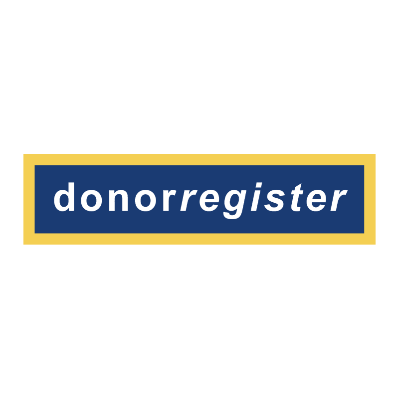 Donorregister vector logo