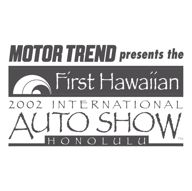 First Hawaiian International Auto Show vector logo