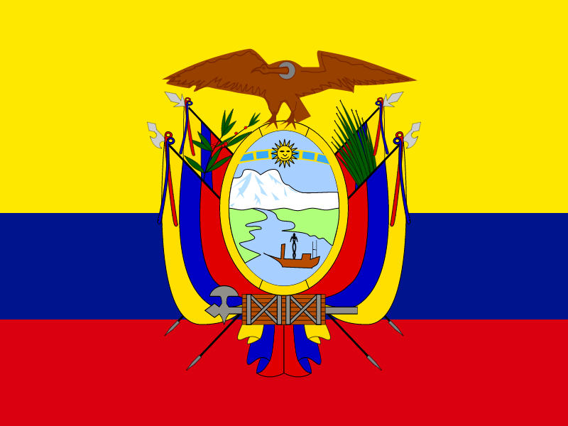 Flag of Ecuador vector