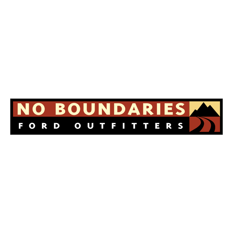 No Boundaries Ford Outfitters vector