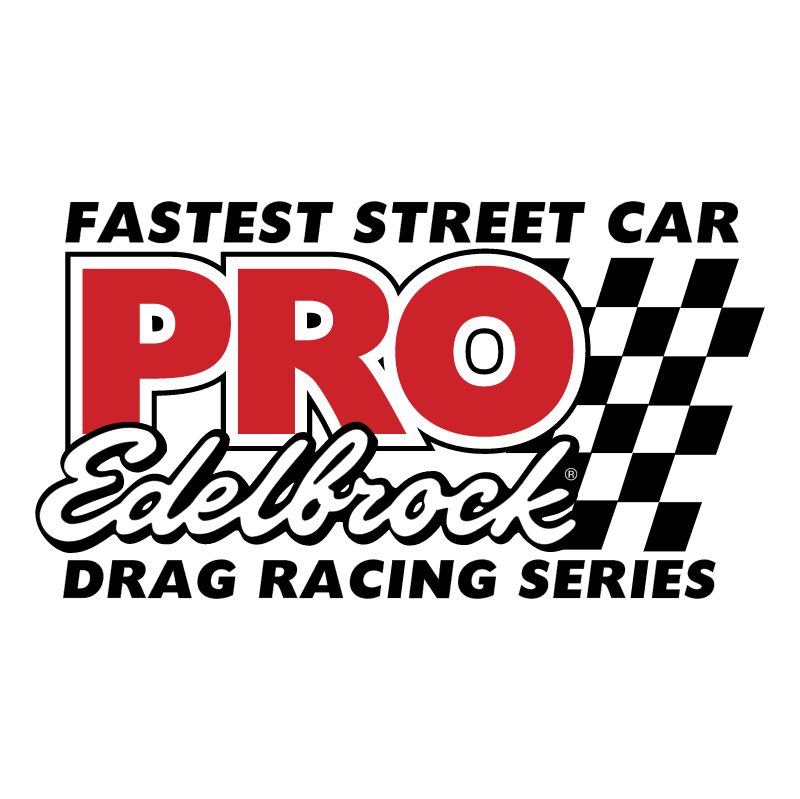 PRO Edelbrock Drag Racing Series vector