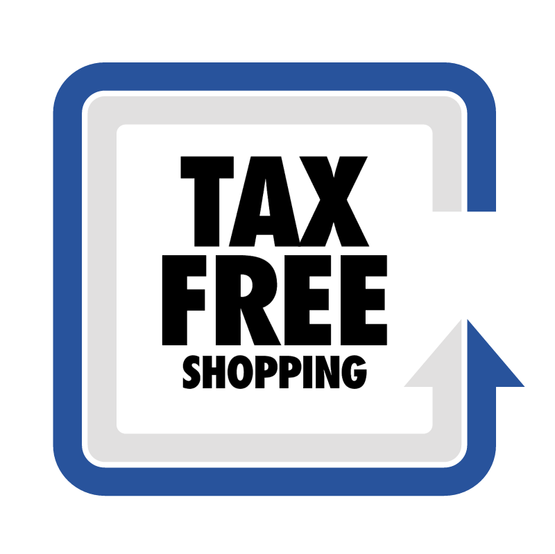 Tax Free Shopping vector logo