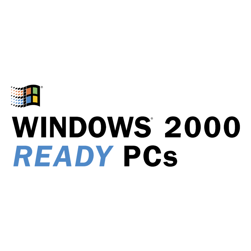 Windows 2000 Ready PCs vector