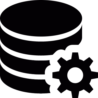 Database configuration vector logo