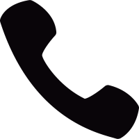 Telephone handset vector