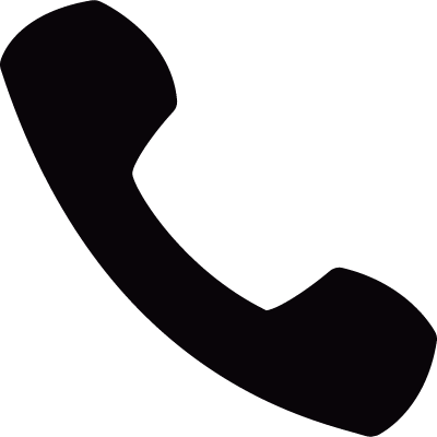 Telephone handset vector logo