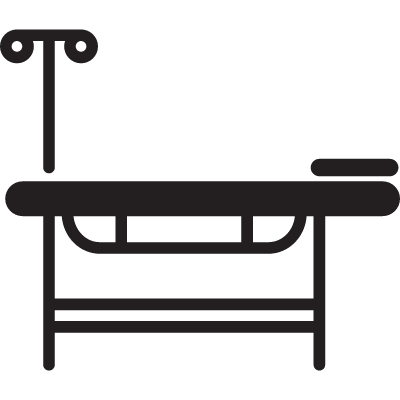 Hospital Bed vector logo