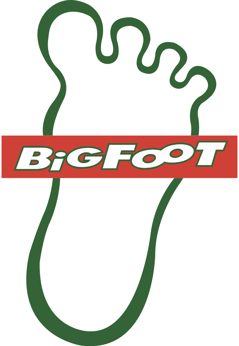 Big Foot Gasoline vector logo