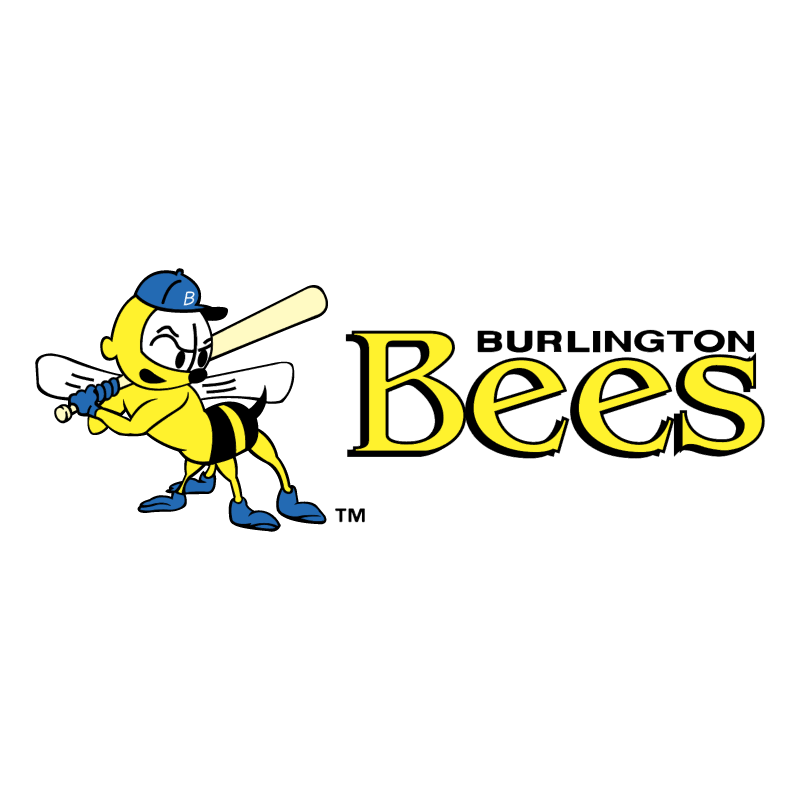 Burlington Bees 58435 vector logo