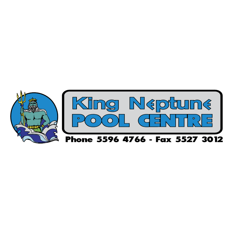 King Neptune Pool Centres vector logo