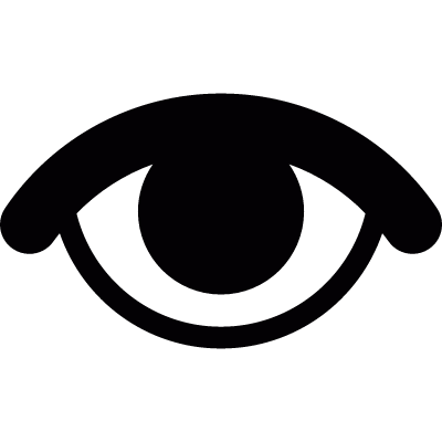 Eye stare vector logo