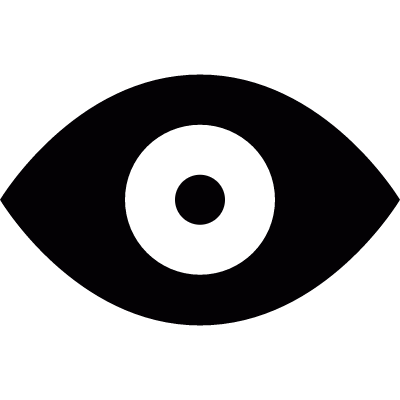 Watch dark eye vector logo