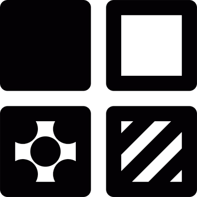 Different squares vector logo