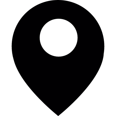 Map dark pointer vector logo