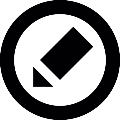 Edit badge vector logo
