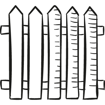 Fence vector logo