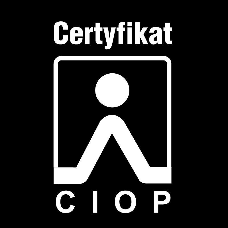 CIOP Certyfikat vector