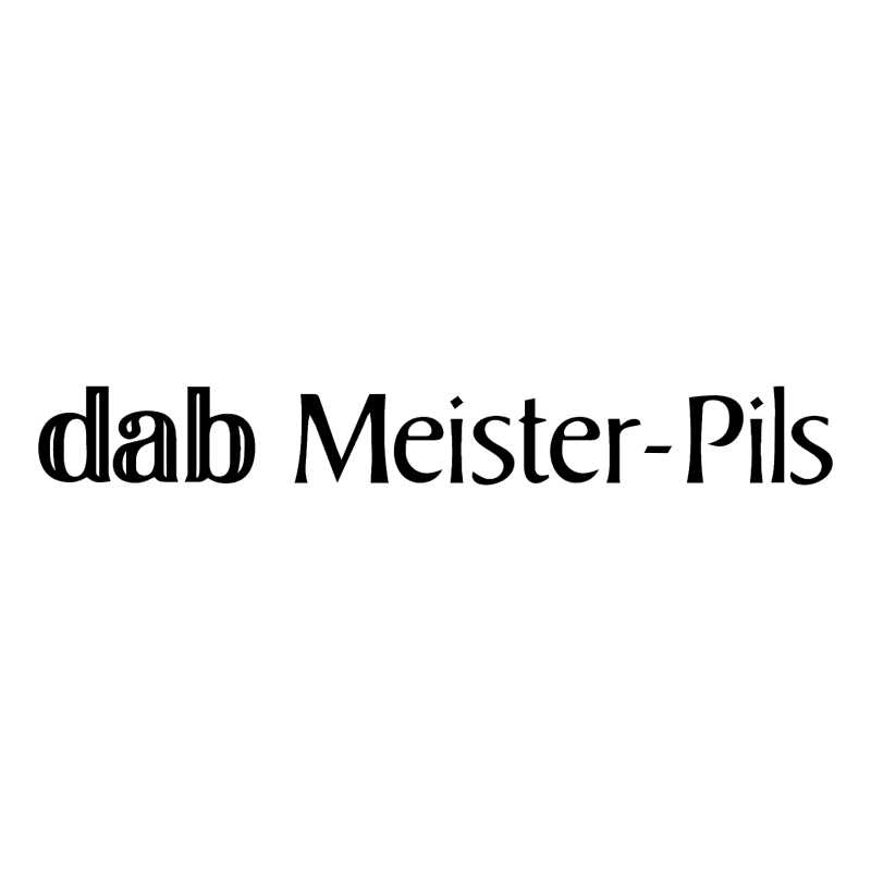 DAB Meister Pils vector logo
