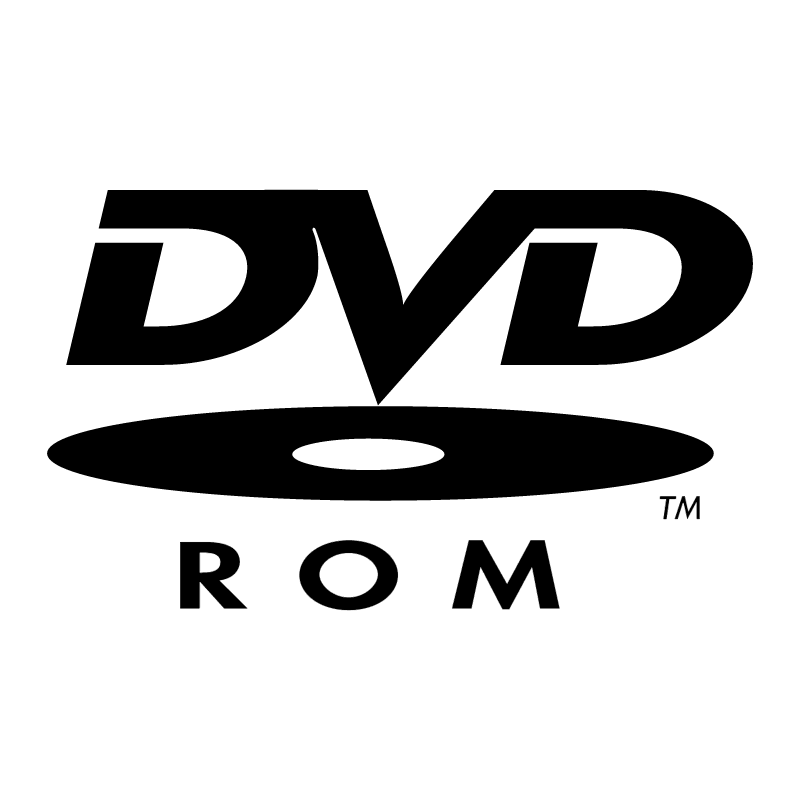 DVD ROM vector logo