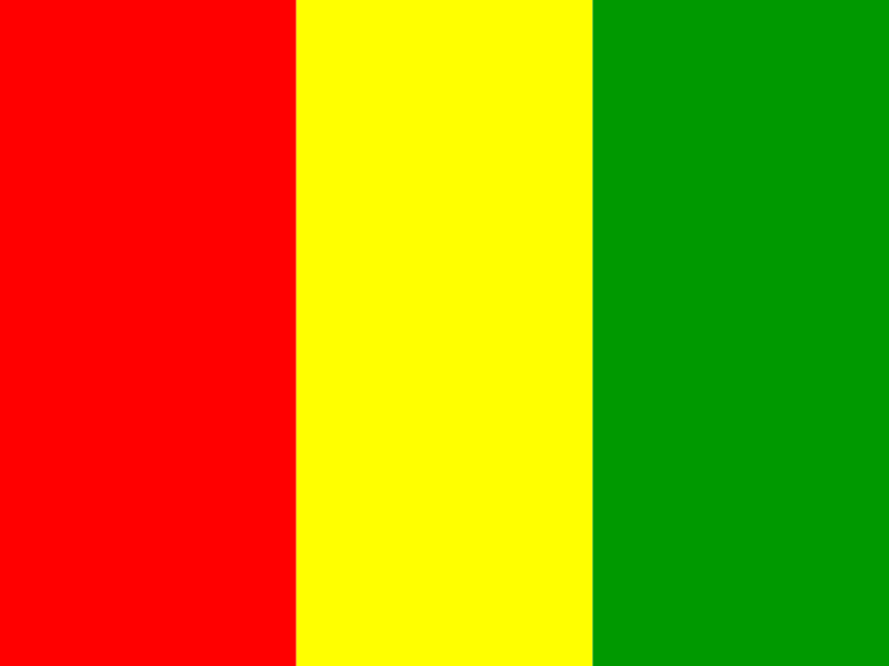 Flag of Guinea vector logo