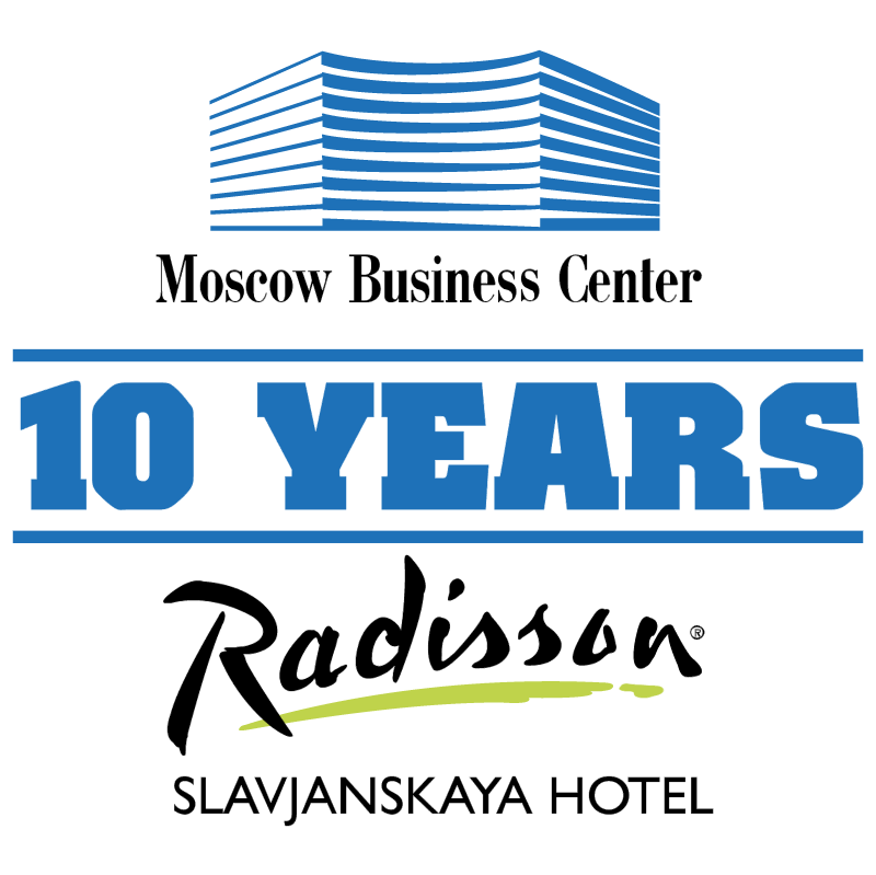 Moscow Business Center 10 Years vector
