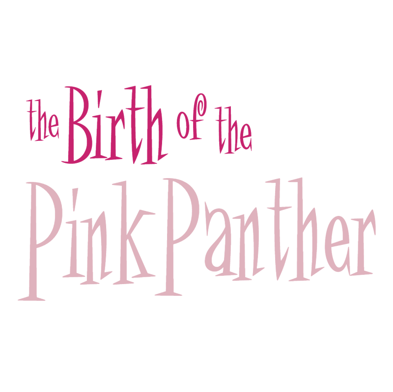 The Birth of the Pink Panther vector
