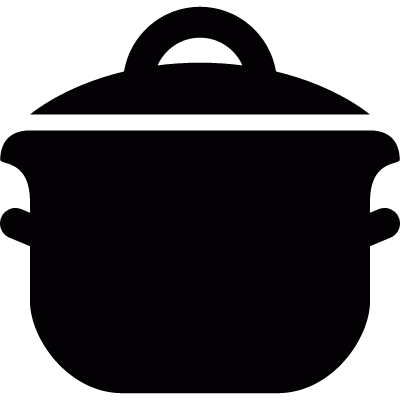Big pot vector logo