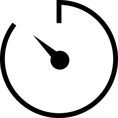 Timer, IOS 7 interface symbol vector logo