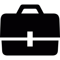 Office briefcase vector