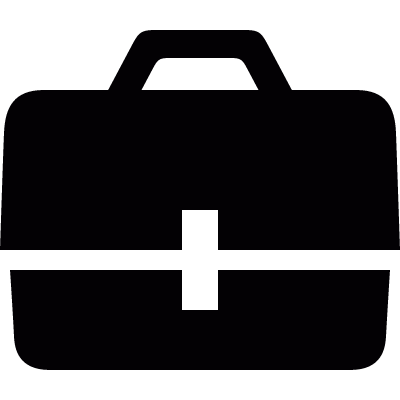 Office briefcase vector logo