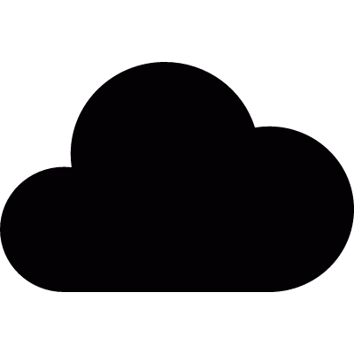 Big cloud vector logo