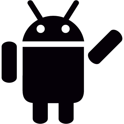 Android with Arm Lifted vector logo