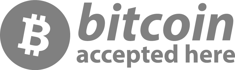 Bitcoin Accepted Here BTC vector