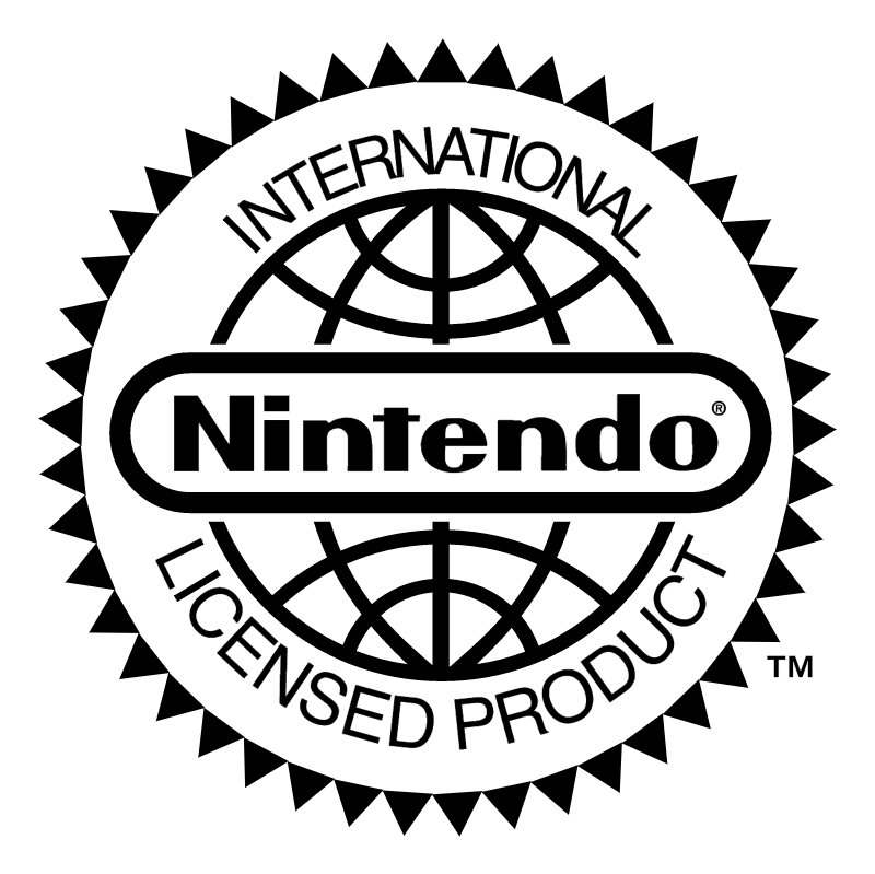 Nintendo International Licensed Product vector