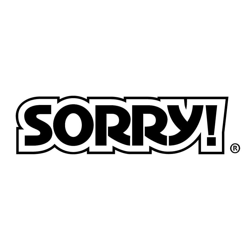 Sorry vector logo
