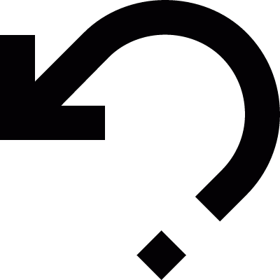Return arrow vector logo