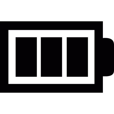 Full battery vector logo