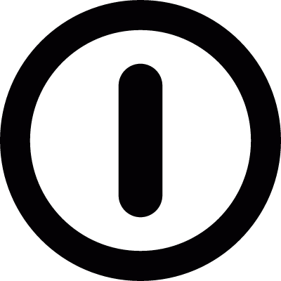 Hibernate button vector logo