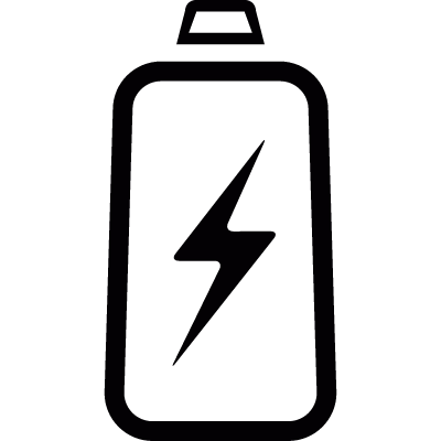 Battery energy vector logo