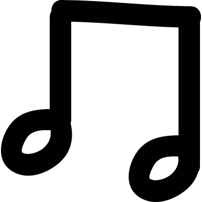 Music Quaver Draw vector logo
