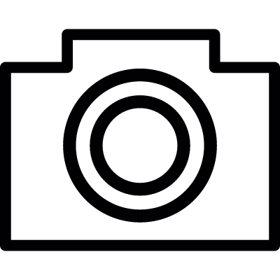 Camera symbol vector logo
